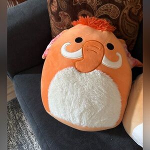 Squishmallows Orange and White Stuffed Animal